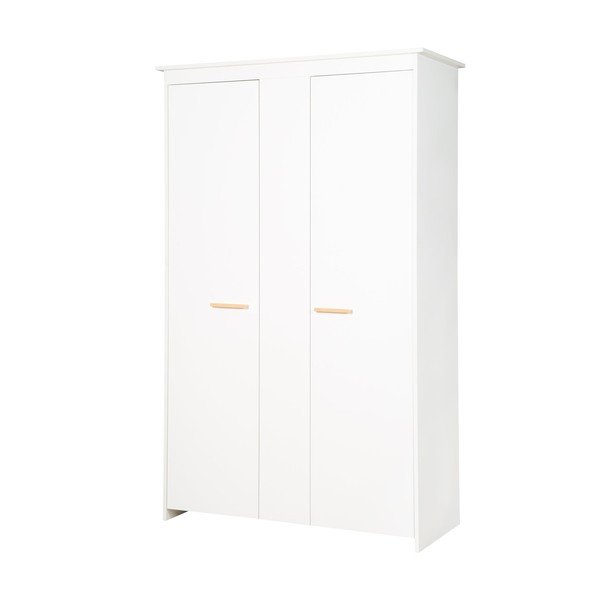 Baltos spalvos vaikiška spinta 119x190x52 cm Anton – Roba-image-2