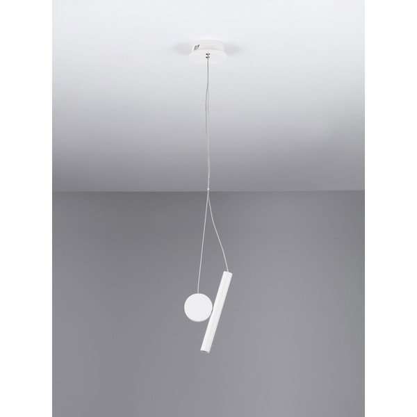 Baltos spalvos iš aliuminio kabantis šviestuvas LED ø 23,5 cm Vero – Nova Luce-image-4