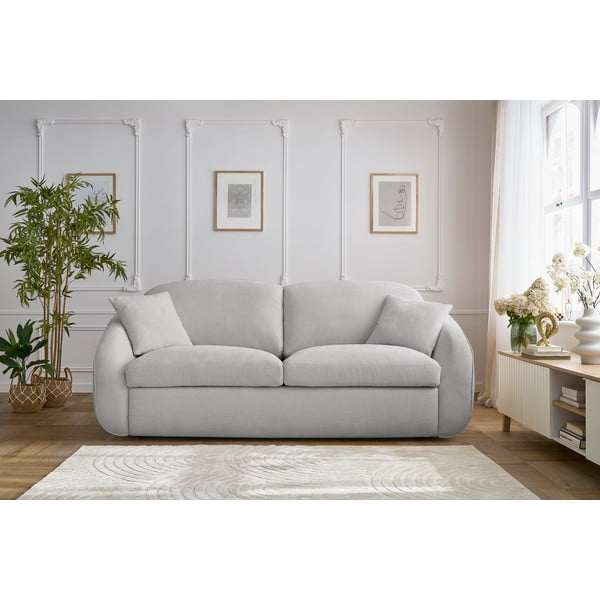 Sulankstoma sofa šviesiai pilkos spalvos 235 cm Cezanne – Bobochic Paris-image-1