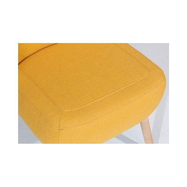 Geltonas fotelis Max Winzer Sari-image-4