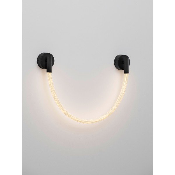 Baltos spalvos/matinės juodos spalvos iš plieno sieninė lempa LED Ilane – Nova Luce-image-2
