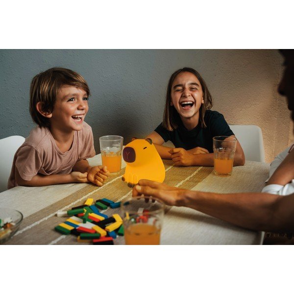 Šviesiai geltonos spalvos vaikiška naktinė lemputė Capybara – Fischer & Honsel-image-4