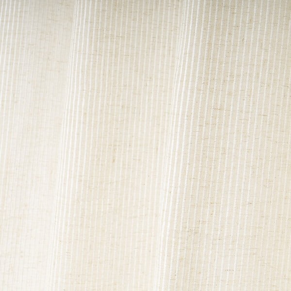 Smėlio spalvos iš lino mišinio permatoma užuolaida 140x260 cm Fifties – Casa Selección-image-4