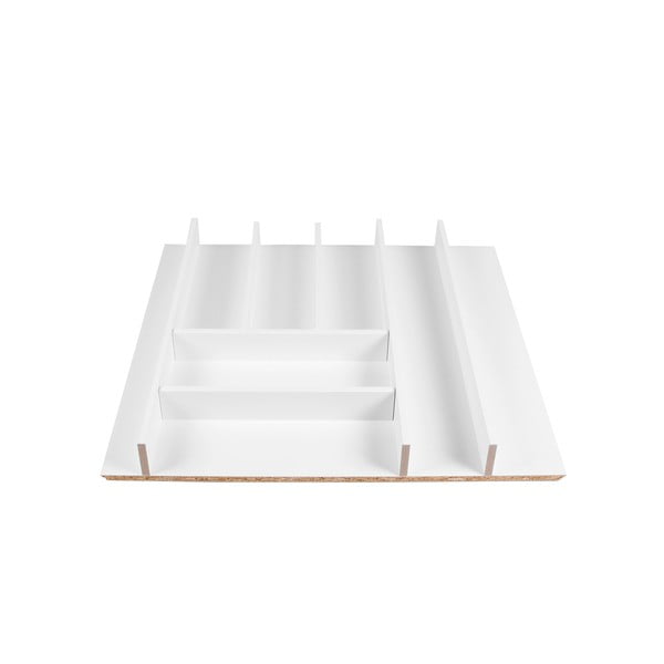 Stalo įrankių padėklas baltos spalvos 48 x 47 cm Wood Line – Elletipi