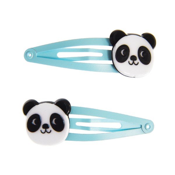 2 plaukų segtukų rinkinys Rex London Miko The Panda-image-1