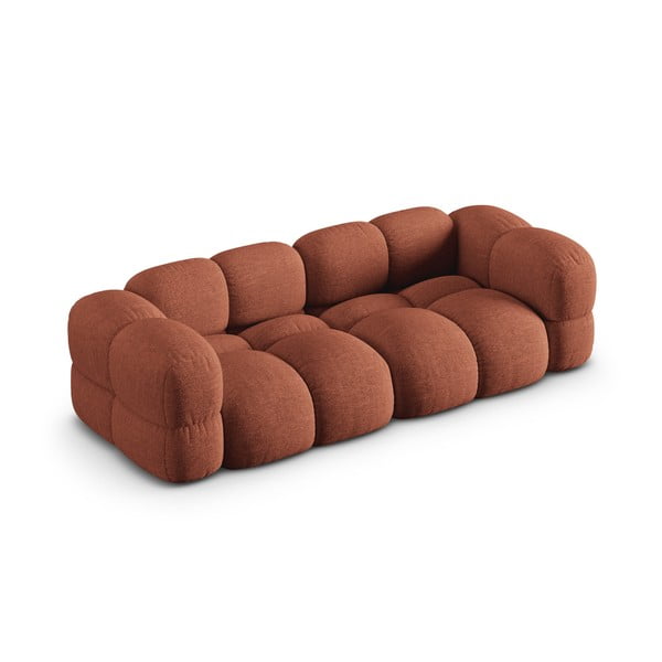 Raudonos plytų spalvos sofa 250 cm Loretto – Cosmopolitan Design-image-3
