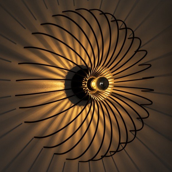 Juodas sieninis šviestuvas Homemania Decor Lion-image-4