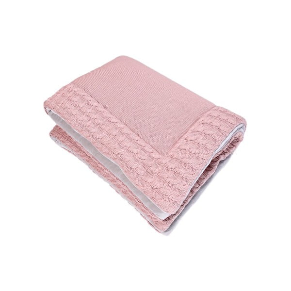 Rožinis medvilninis žaidimų kilimėlis Kindsgut Mat, 70 x 90 cm-image-2