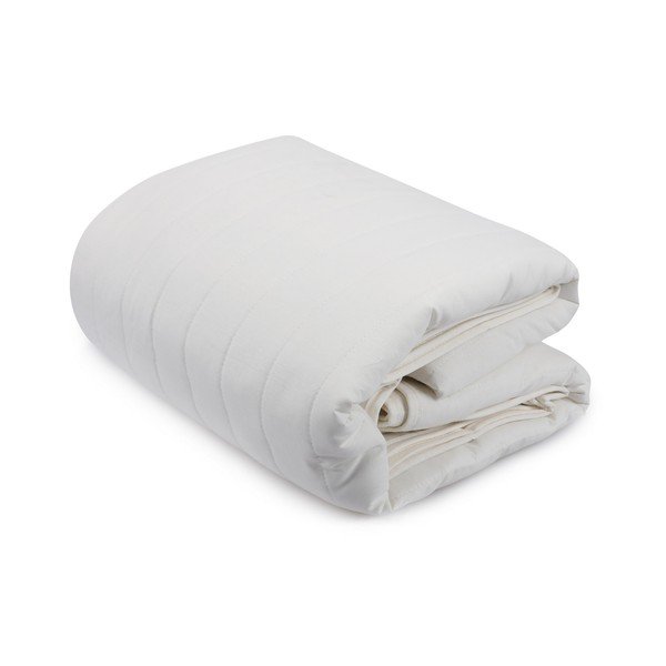 Kreminės spalvos šviesi dygsniuota lovatiesė Mijolnir Monart, 220 x 240 cm