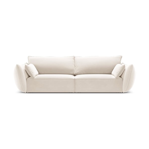 Smėlio spalvos iš velveto sofa 208 cm Vanda – Mazzini Sofas