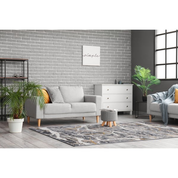 Kilimas tamsiai pilkos spalvos 200x280 cm Soft – FD-image-1