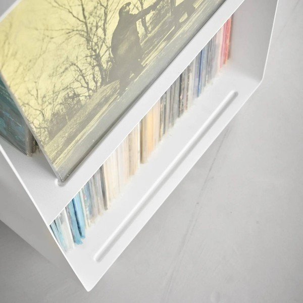 Baltos spalvos iš metalo lentyna ant ratukų 40x73x38 cm Tower – YAMAZAKI-image-3