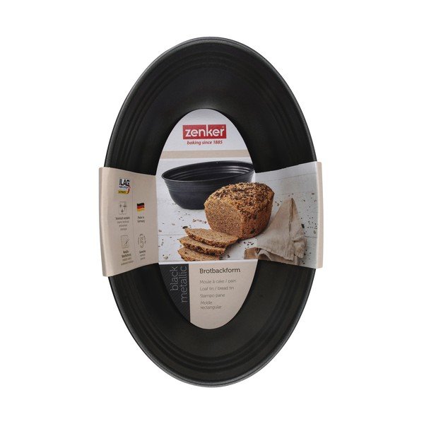 Ovalios formos duonos kepimo forma Zenker Black, 26,5 x 16,5 cm-image-3