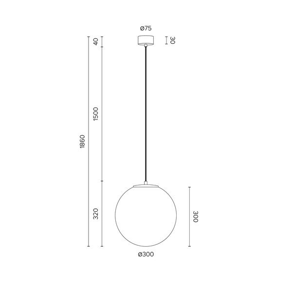 Matinės baltos spalvos pakabinamas šviestuvas Sotto Luce Tsuki, ⌀ 30 cm-image-3