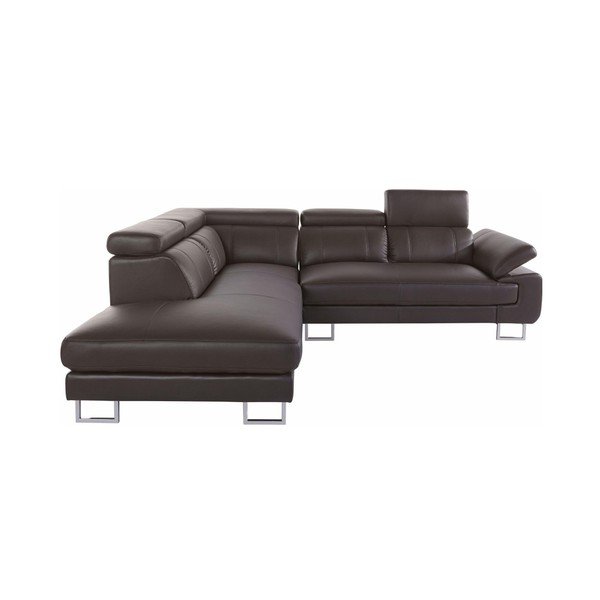 Tamsiai ruda kampinė sofa "Støraa Jennings Chaiselong Left-image-2