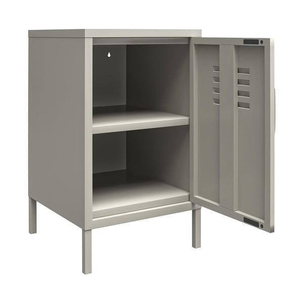 Iš metalo naktinis staliukas smėlio spalvos Bradford – Støraa-image-3