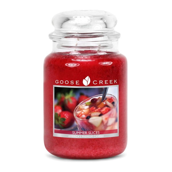 Kvapnioji žvakė stikliniame indelyje "Goose Creek Summer Petals", 150 valandų degimo