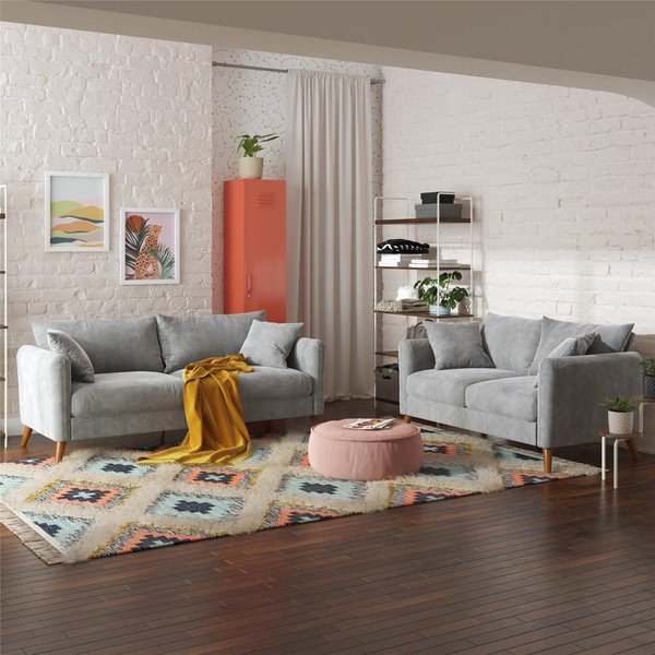 Šviesiai pilka sofa 190 cm Magnolia - Novogratz-image-1