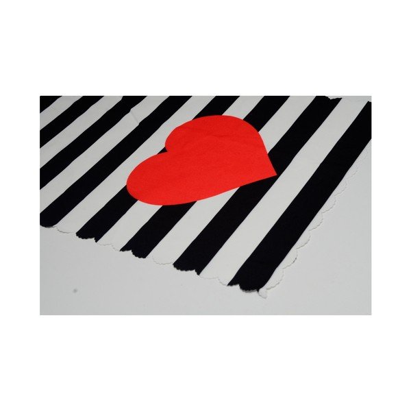 Stalo takelis 45x140 cm Black Stripes – Minimalist Cushion Covers-image-1