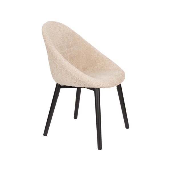 Smėlio spalvos iš audinio valgomojo kėdė Fenna – Dutchbone