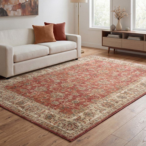 Raudonos spalvos kilimas 200x275 cm Raja – Asiatic Carpets-image-4