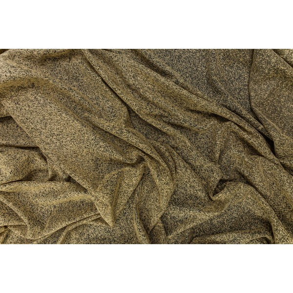 Permatoma užuolaida smėlio spalvos/auksinės spalvos 140x245 cm Carmine – Mendola Fabrics-image-3