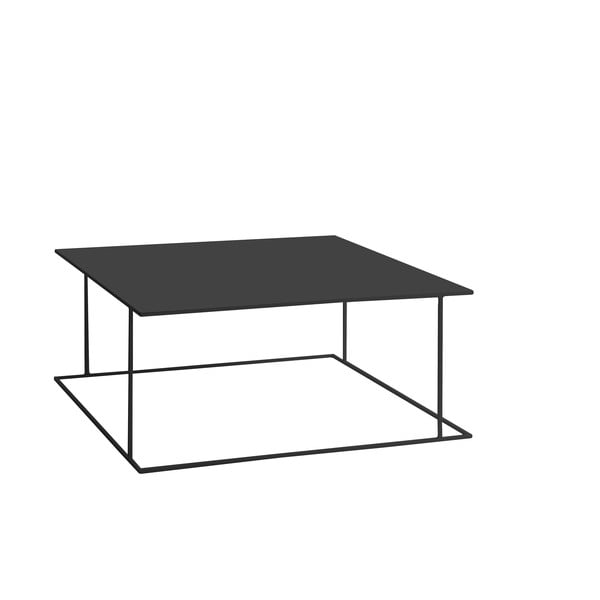 Juodas kavos staliukas Custom Form Walt, 100 x 100 cm