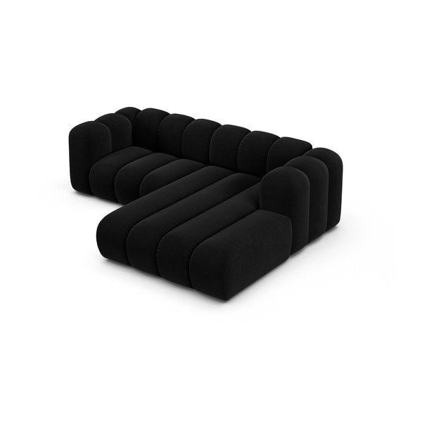 Kampinė sofa antracito spalvos (su dešiniuoju kampu) Lupine – Micadoni Home-image-2