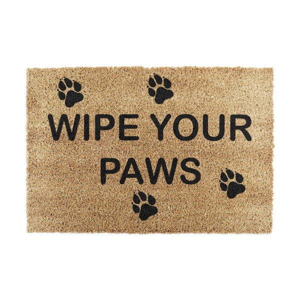 Iš kokoso pluošto grindų kilimėlis 40x60 cm Wipe Your Paws – Artsy Doormats