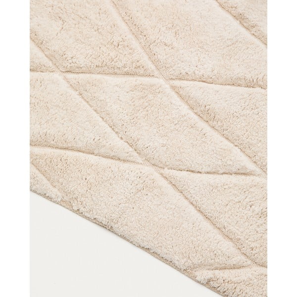 Smėlio spalvos vonios kilimėlis 50x70 cm Nyana – Kave Home-image-4