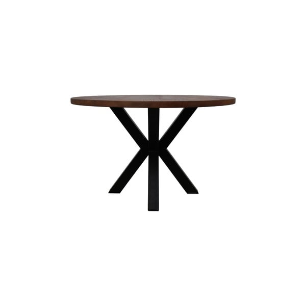 Apvalus valgomojo stalas su mango medžio stalviršiu HMS kolekcija, ⌀ 120 cm-image-3