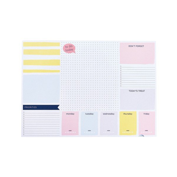 "Busy B Desk" savaitinis planas
