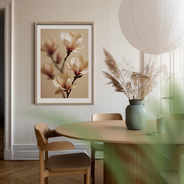 Spausdintas paveikslas su rėmeliu 50x70 cm Soft Magnolia – Styler-image-1