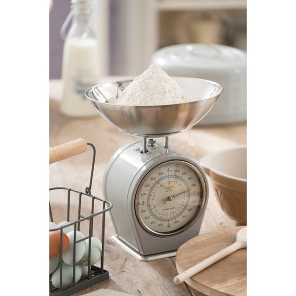 Virtuvės svarstyklės Kitchen Craft Living Nostalgija Grey, 4 kg-image-1