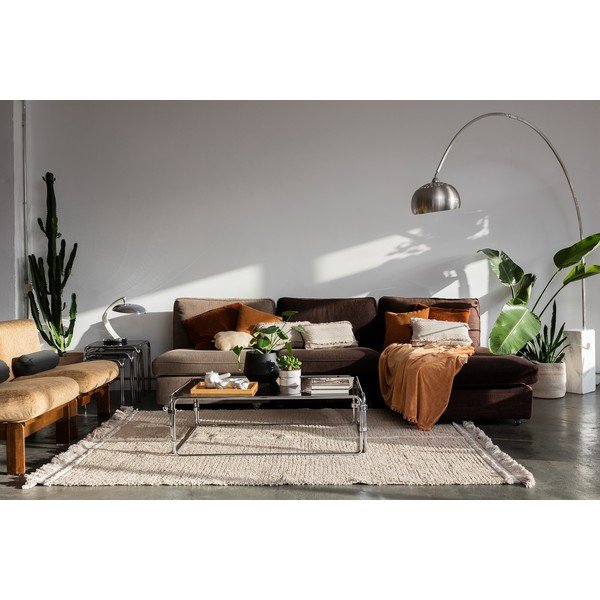 Iš medvilnės kilimas smėlio spalvos 140x200 cm Duetto Sage – Lorena Canals-image-1