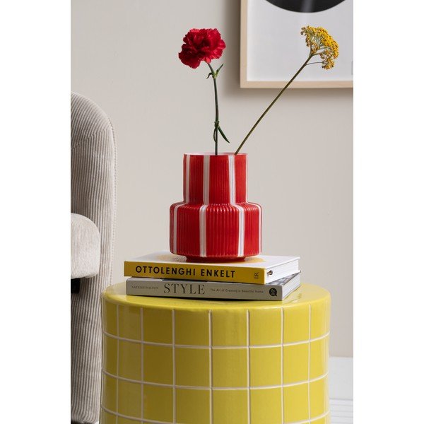 Iš keramikos apvalios formos šoninis stalas ø 42 cm Retro Tiles – Leitmotiv-image-3