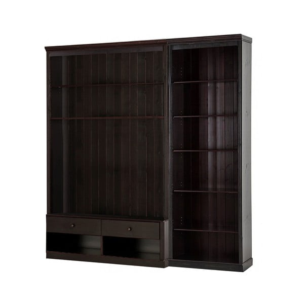 Iš pušies masyvo TV spintelių komplektas rudos spalvos 214x223 cm Anita – Støraa-image-1