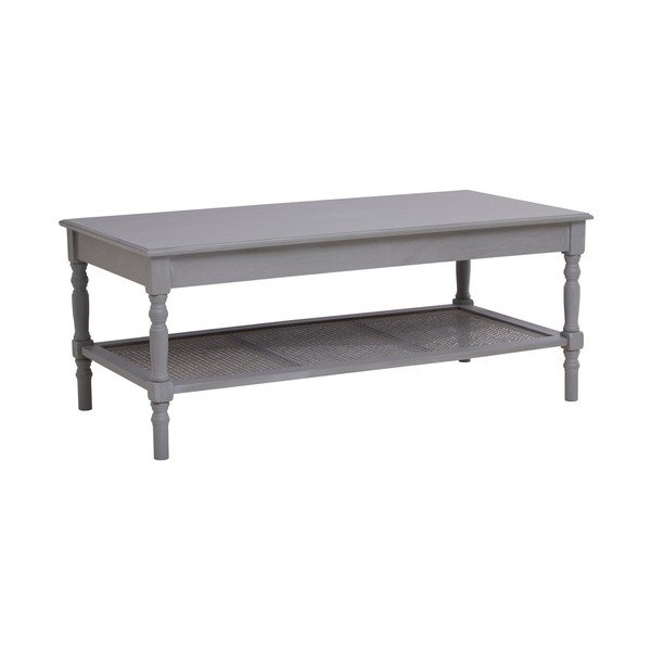 Pilkos spalvos kavos staliukas 60x120 cm Heritage – Premier Housewares