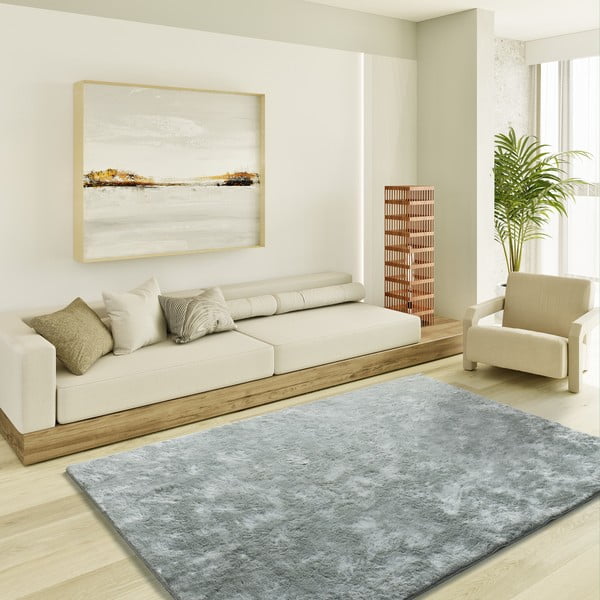 Pilkos spalvos kilimas 140x200 cm Roma – Universal-image-1