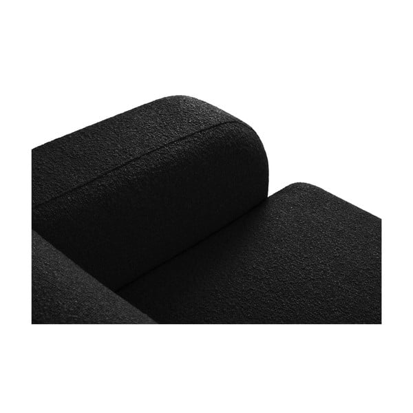 Sofa juodos spalvos iš boucle 235 cm Molino – Micadoni Home-image-4