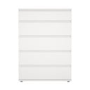 Aukšta šoninė spintelė baltos spalvos 77x107 cm Nova – Tvilum