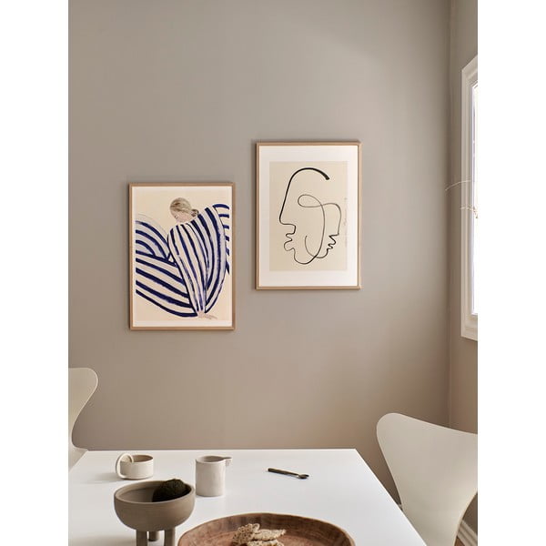 Plakatas 30x40 cm Blue Stripe at Concorde – Sofia Lind – The Poster Club-image-1