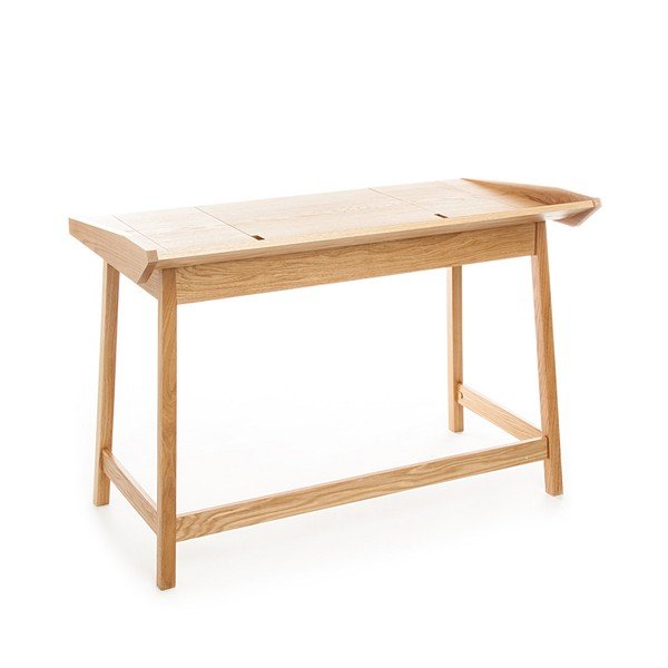 Rašomasis stalas iš ąžuolo 60x113 cm Henry – Tomasucci-image-2