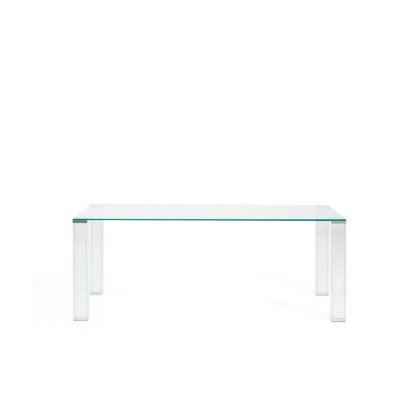 Iš stiklo valgomojo stalas 100x200 cm Adularia – Kave Home-image-2