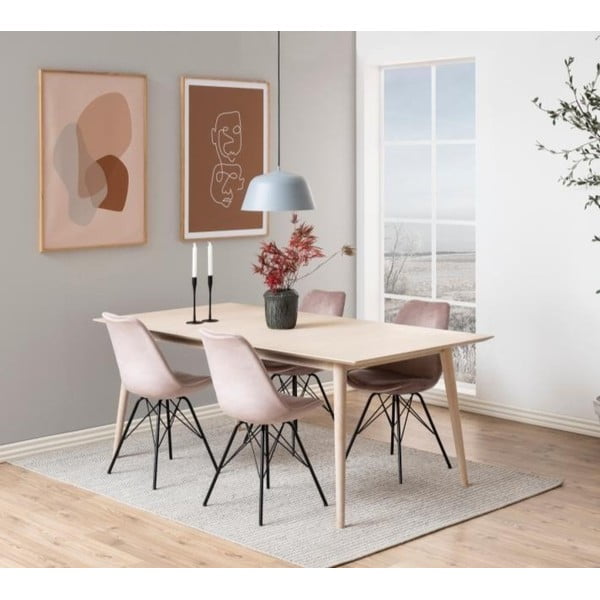 Valgomojo kėdė juodos spalvos/rožinės spalvos Eris – Actona-image-1