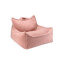Rožinės spalvos iš boucle vaikiškas sėdmaišis Chair – Wigiwama