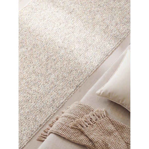 Skalbiamas kilimas pilkos spalvos/kreminės spalvos 80x240 cm Rocco Dark Cream – Elle Decoration-image-3