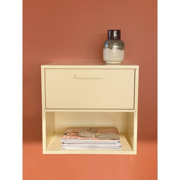 Šviesiai geltonos spalvos sieninis naktinis staliukas Keep by Hammel-image-1