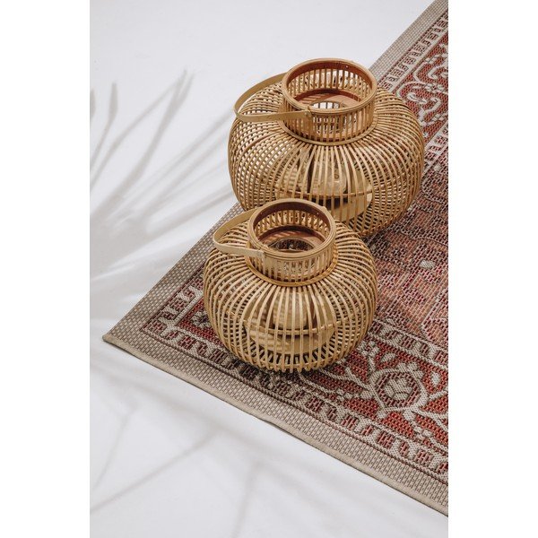 2 bambukinių žibintų rinkinys Hübsch Bamboo-image-1