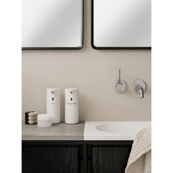 Baltas automatinis plastikinis muilo dozatorius 260 ml Fineo - Blomus-image-2